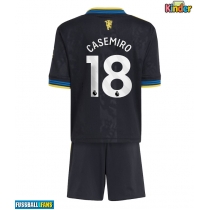 Manchester United Casemiro #18 3rd trikot Kinder 2025-26 Kurzarm (+ Kurze Hosen)